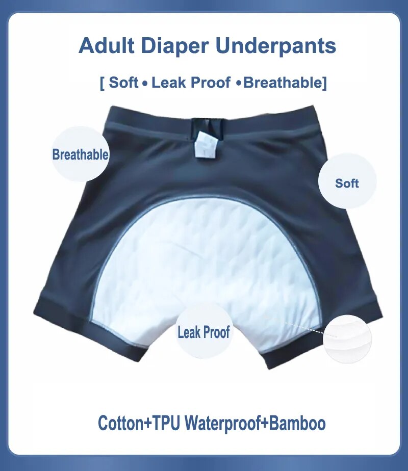 Reusable Incontinence Underwear, Washable